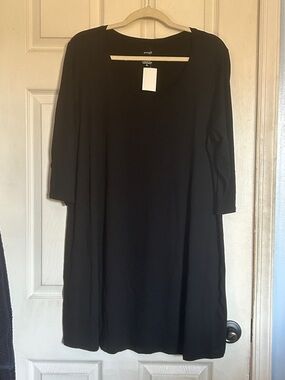 J. Jill black PURE JILL ballet sleeve tunic size XL TALL